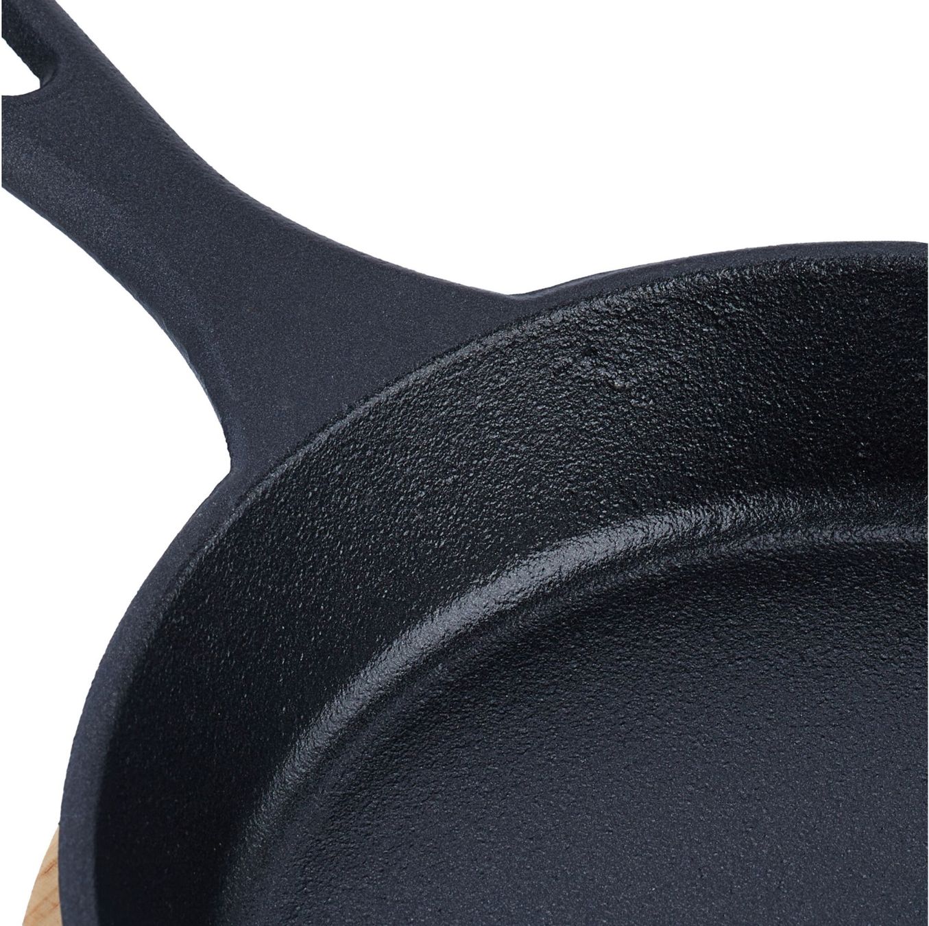 Padelle: Gusseisenpfanne mit Holzuntersetzer – Nuovo e nell'imballaggio originale da Bülach venduto da StoreInShopOutlet 6