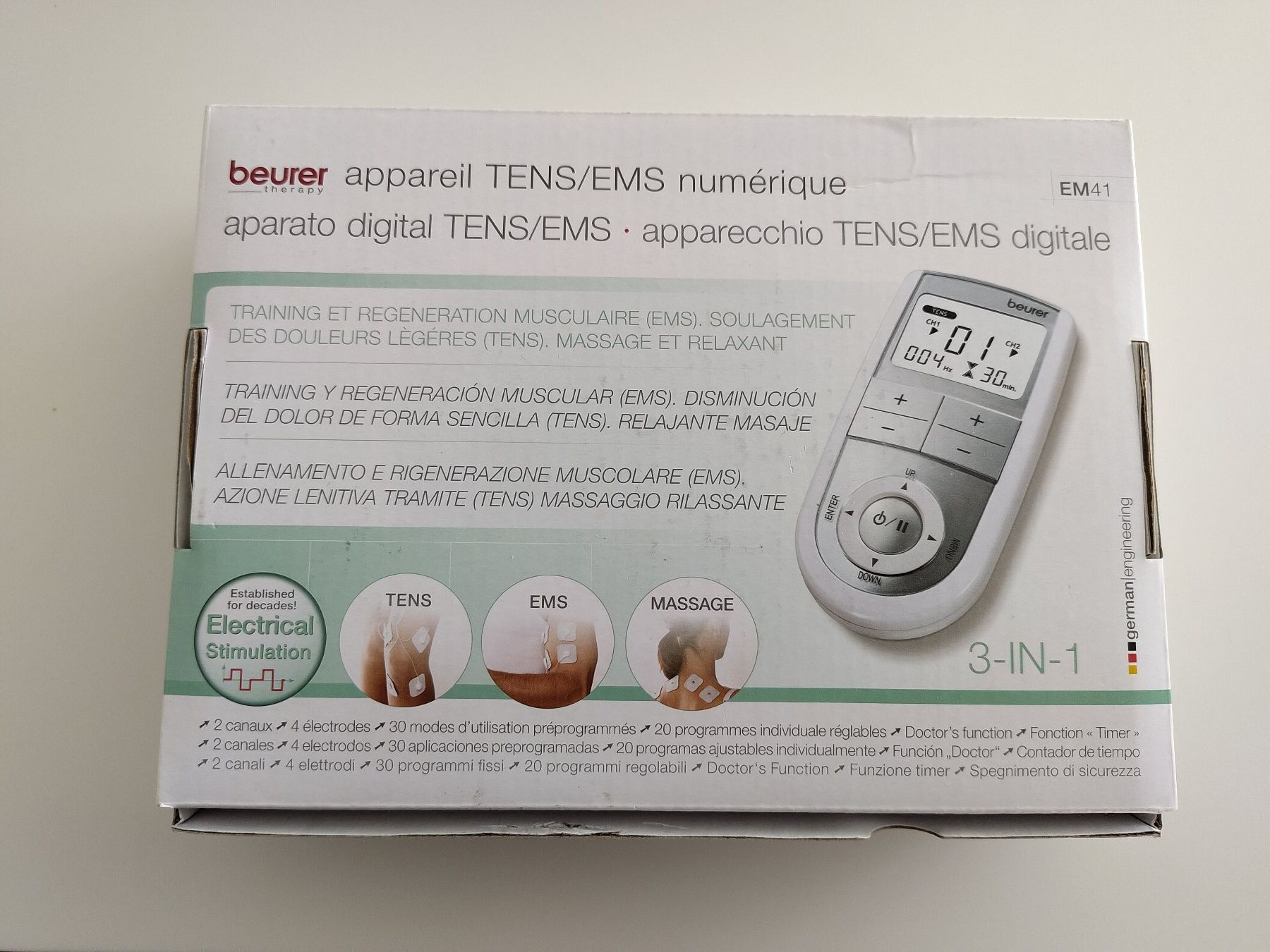 Beurer Massagegeräte: Digital TENS / EMS Beurer – Neu (gemäss Beschreibung) aus Glis von chi_l6xp 1