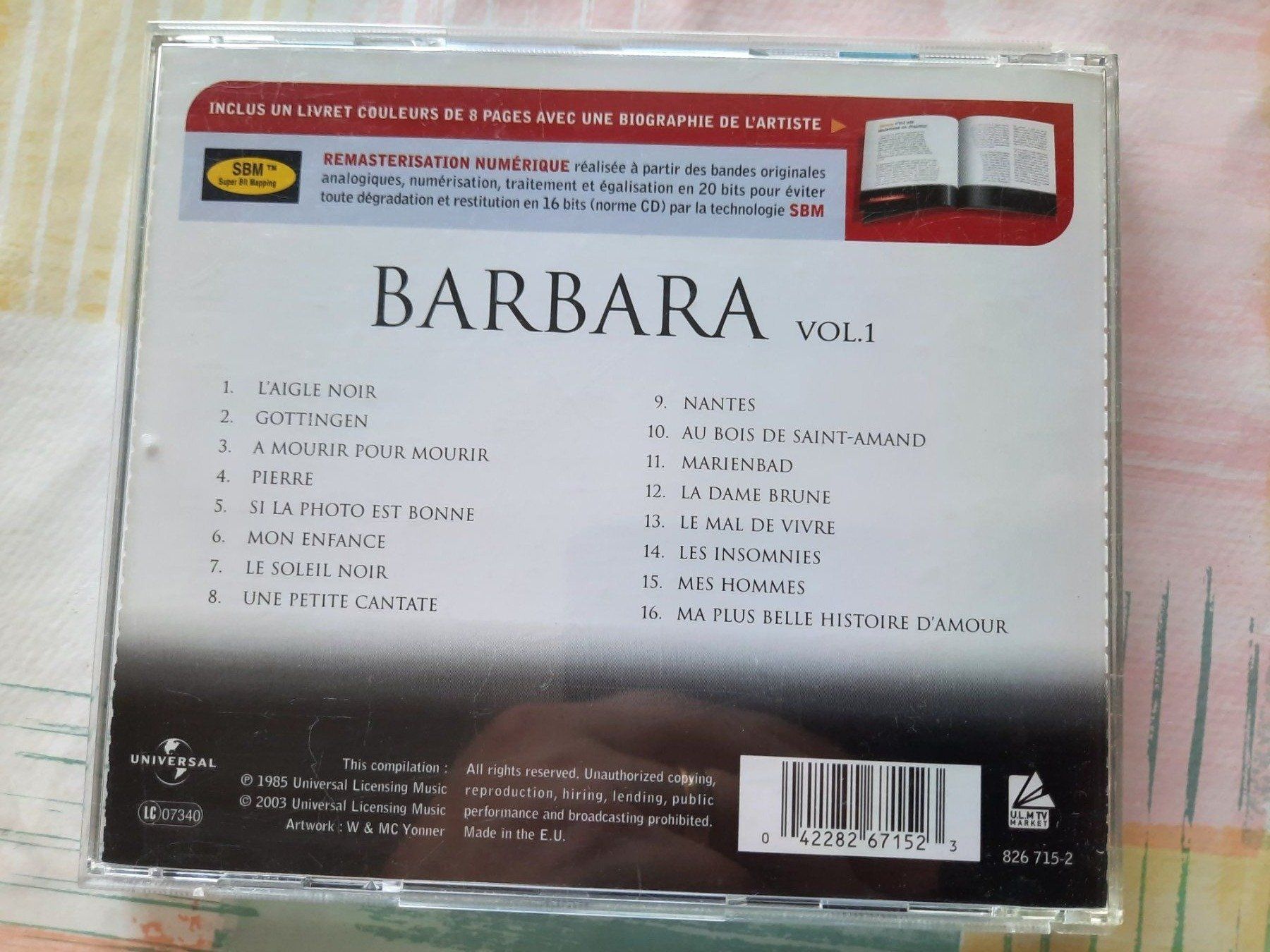 CDs: CD Barbara - Master série – Gebraucht aus Pully von bro_n52j 1