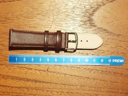 22mm Bracelet de montre en cuir