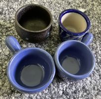 4er Set: Mini Fondue Tasse,, Schalen, Top Zustan