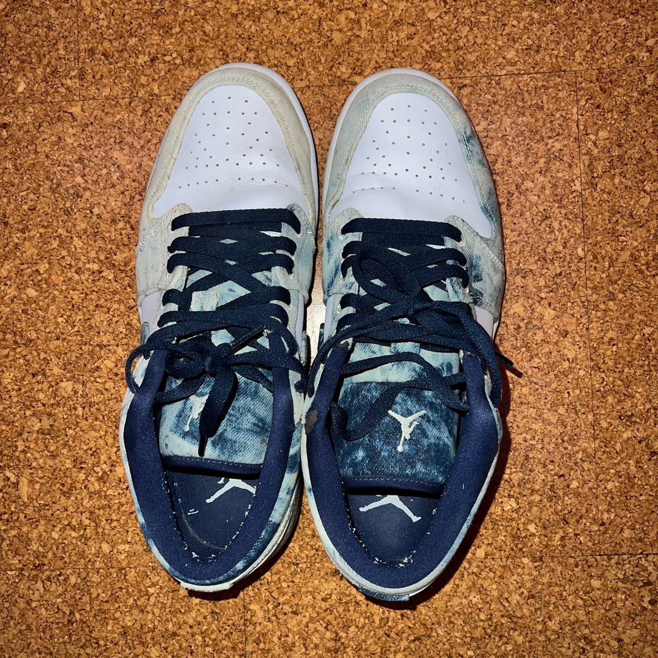 Jordan Scarpe da uomo: Jordans low washed denim – Usato da Küssnacht am Rigi venduto da CHM_1234 1