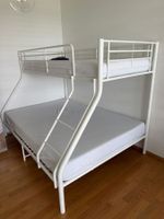 Etagenbett aus Metall mit 3 Liegeflächen, weiss, top Zst! 🧸