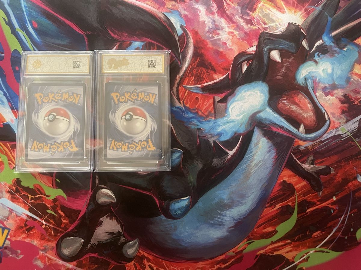 Pokémon Carte collezionabili: Pokémon Charizard / Glurak Tag-Team Duo Gem Mint 10 – Nuovo e nell'imballaggio originale da Meinisberg venduto da 639_PokeStore 1