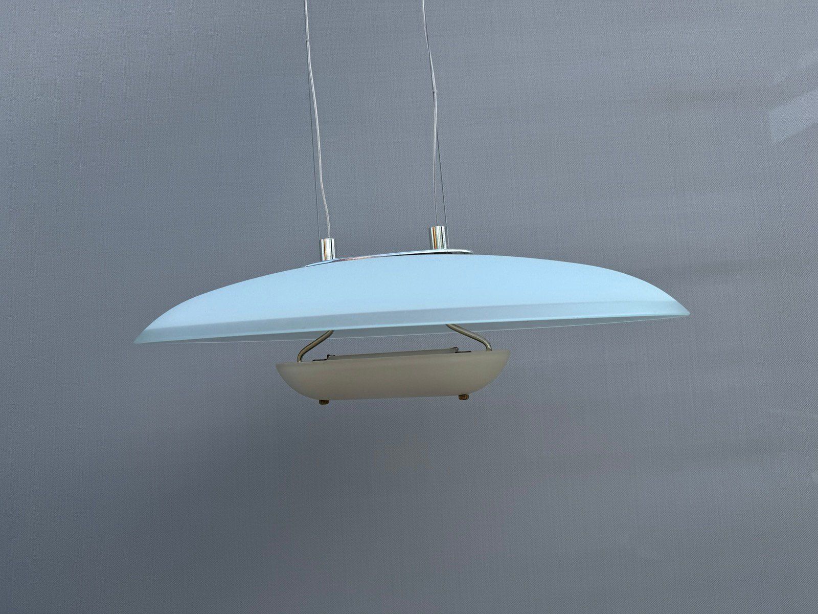 Lampadari & plafoniere: Halogen Hängelampe / Deckenlampe Milchglas – Usato da Kaiseraugst venduto da juchli16
