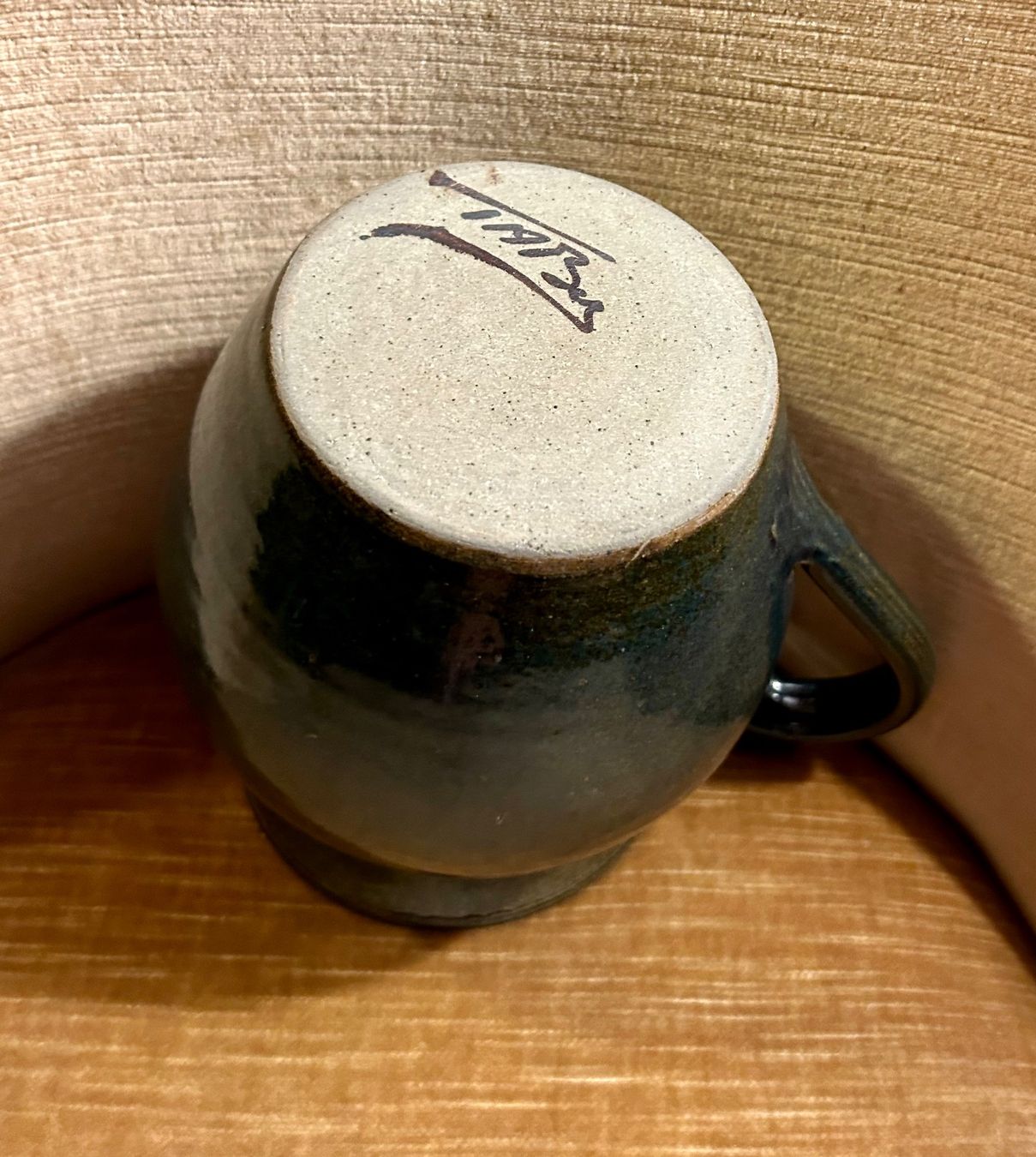 Karaffen: Cruche à eau ou jus de fruit signée Taber, Vallauris – Gebraucht aus Petit-Lancy von Pierre_le_voyageur 4