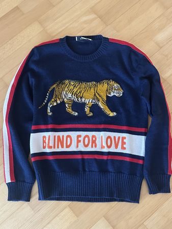 Vintage Gucci Sweater „Blind for Love“