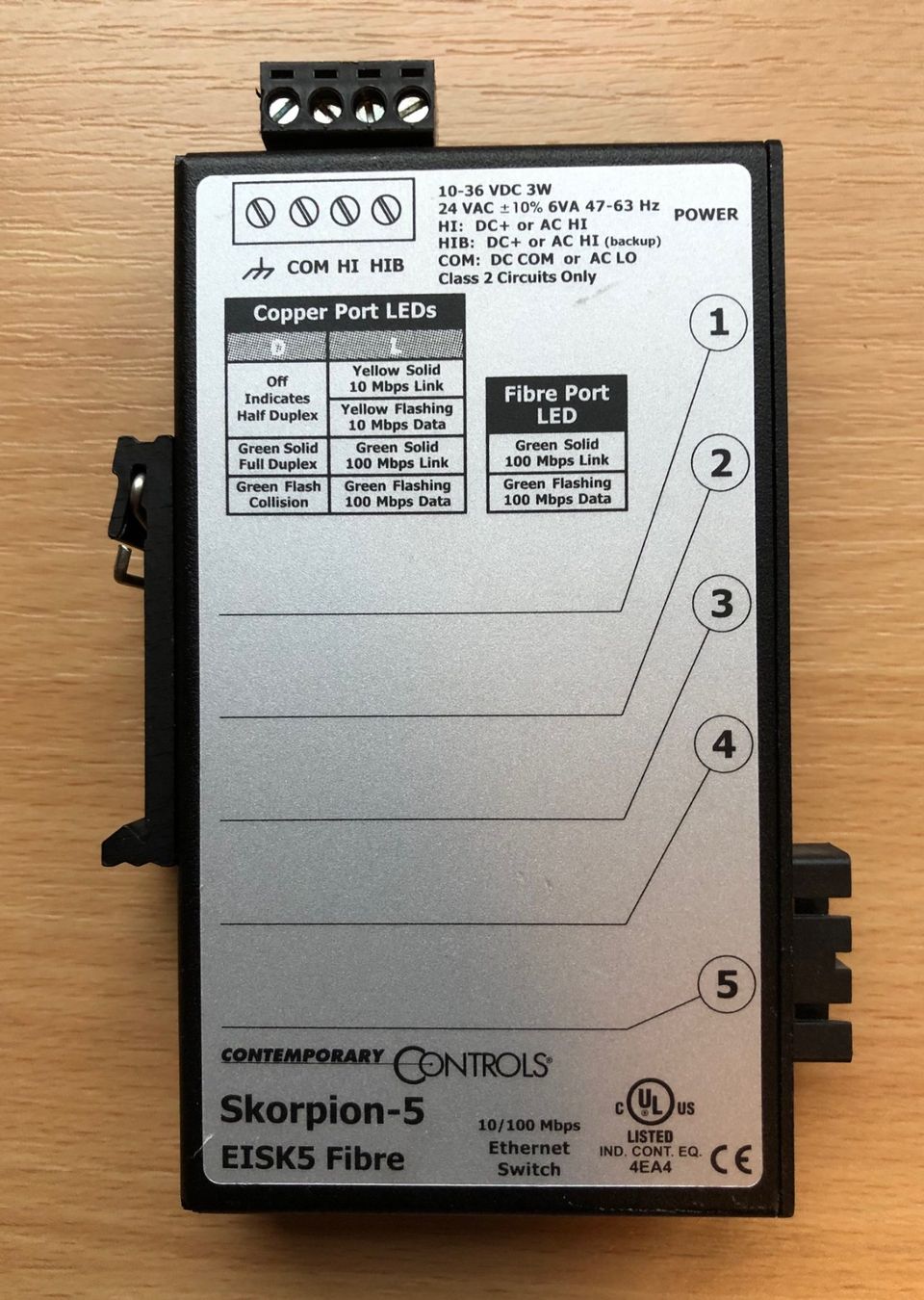 Hubs & Switches: CTRLink Skorpion-Fibre-Switch EISK5-100T-FCS – Gebraucht aus Buchs SG von Handyman77 2