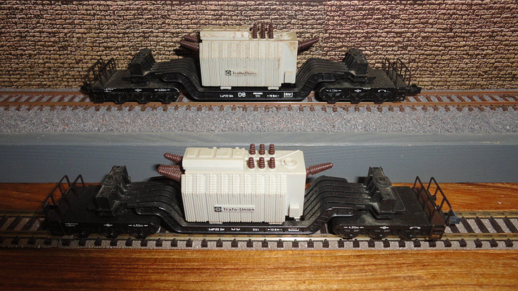 Modellini di ferrovie: 2 Trafowagen Spur N – Usato da Rheinfelden venduto da swiss_top