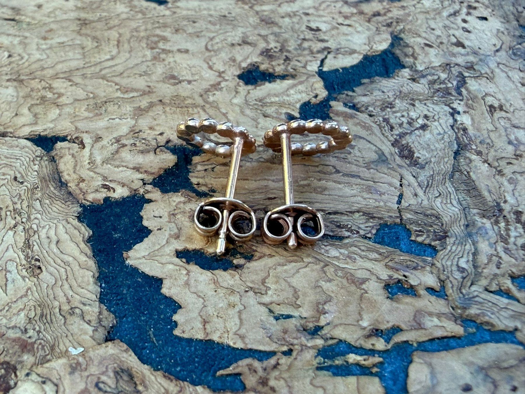 Ohrringe & -stecker: Silber-Ohrstecker 925 rose vergoldet – Gebraucht aus Liestal von Nizli 2