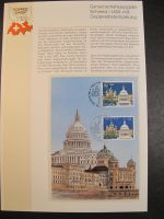 Schweiz 1991 700 Jahresfeier CH/USA Joint Maxcard