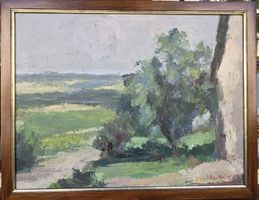 Jean APOTHELOZ (1900-1965) huile paysage vaudois