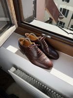 Berluti brown leather wingtip brogues – Made in Italy