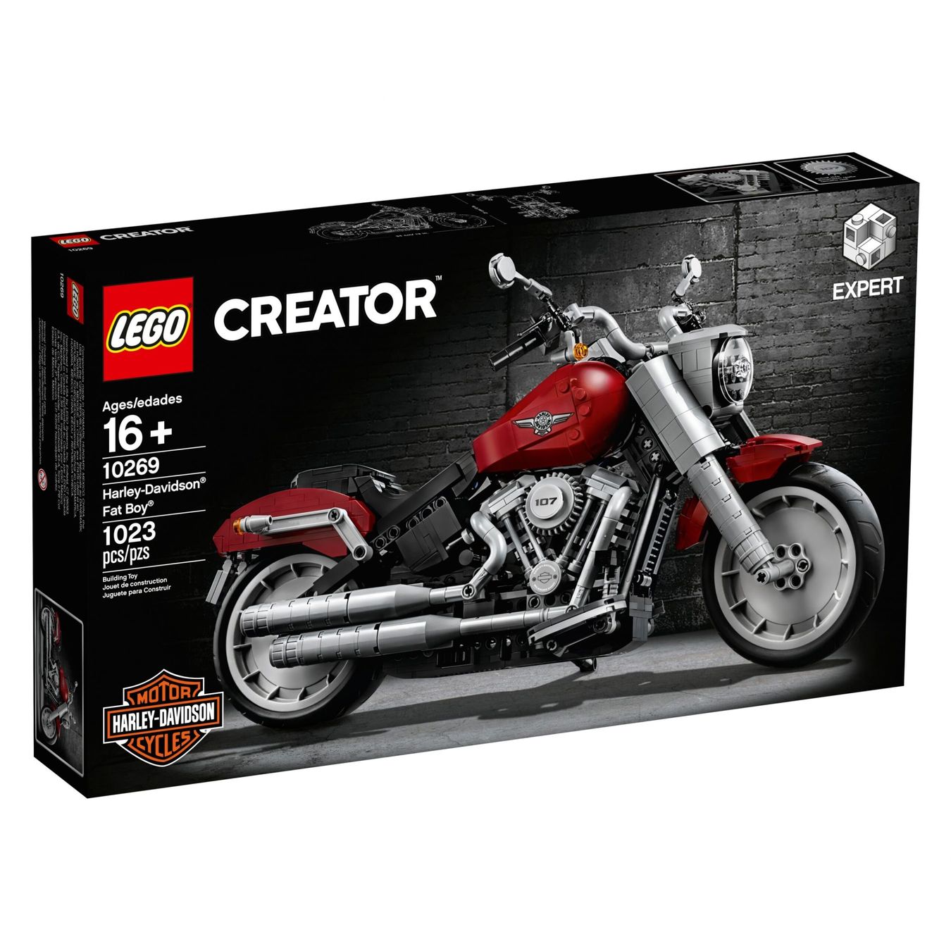 Lego Kit di costruzioni: 10269 Harley-Davidson Fat Boy – Nuovo e nell'imballaggio originale da St. Gallen venduto da brickli