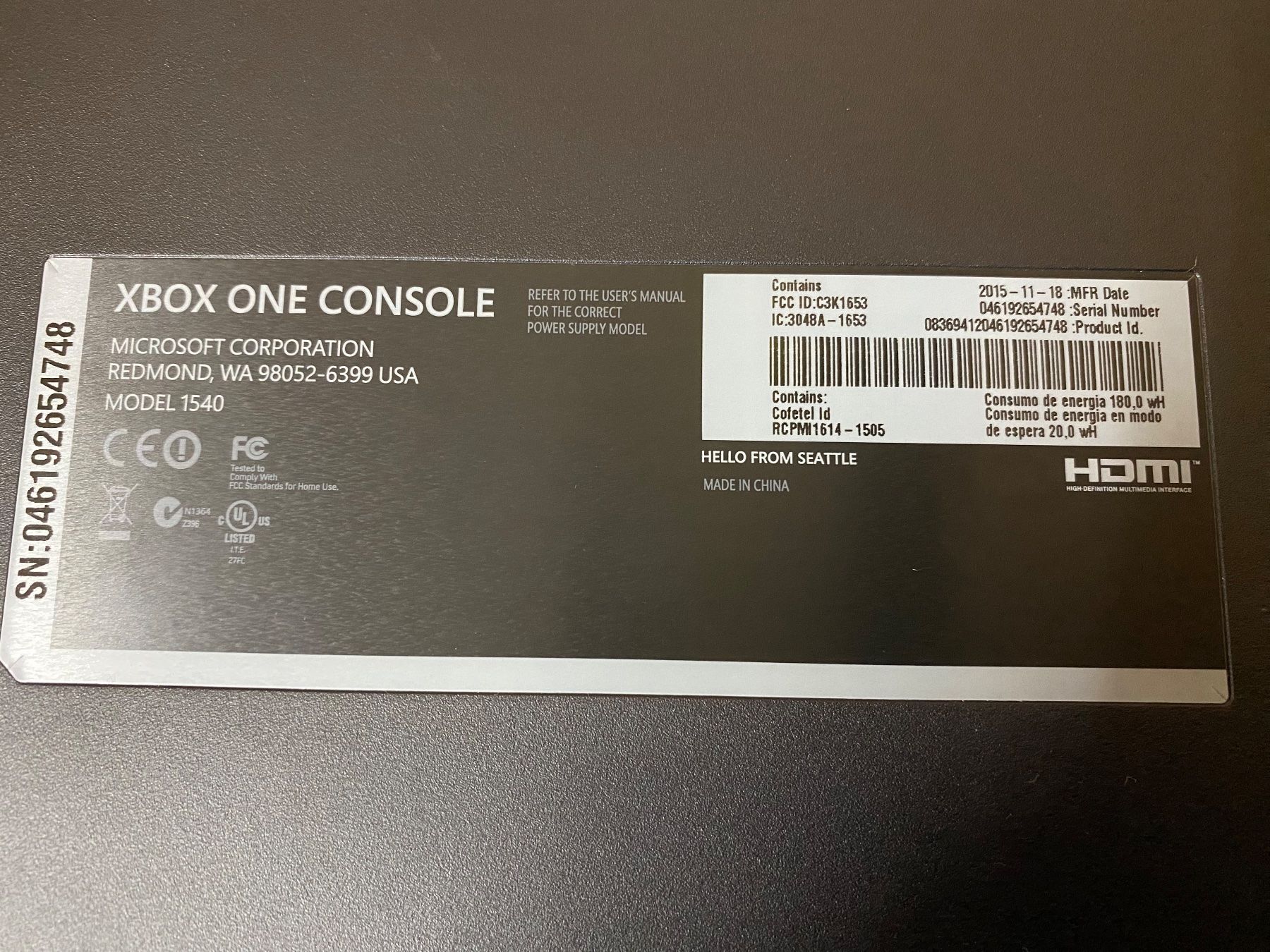Microsoft Console: XBOX ONE 500GB/Go Console – Usato da Eschlikon TG venduto da ArtRec 7
