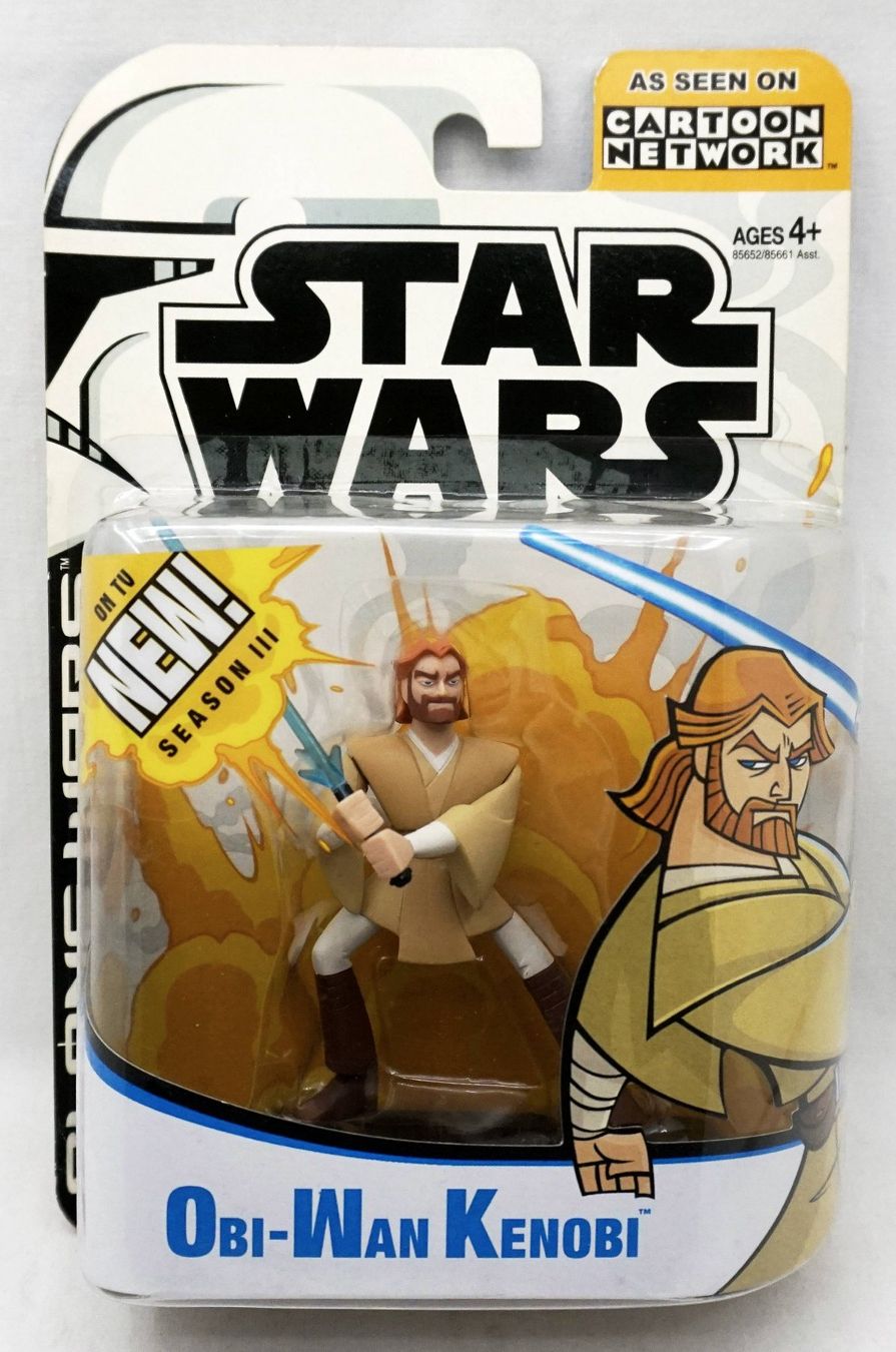 Statuette: STAR WARS CLONE WARS OBI-WAN KENOBI NEW UNOPENED HASBRO 2005 – Nuovo e nell'imballaggio originale da Lugano venduto da YouWantUS