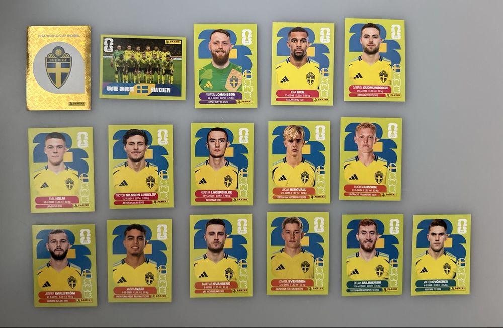 Panini WM 2026 16 Schweden-Sticker (SWE) (Neu (gemäss Beschreibung)) in ...