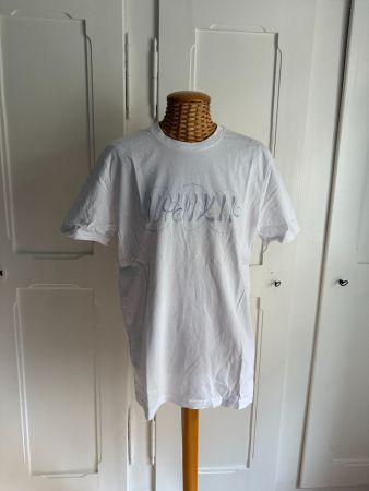 T-Shirt weiss mit Print L