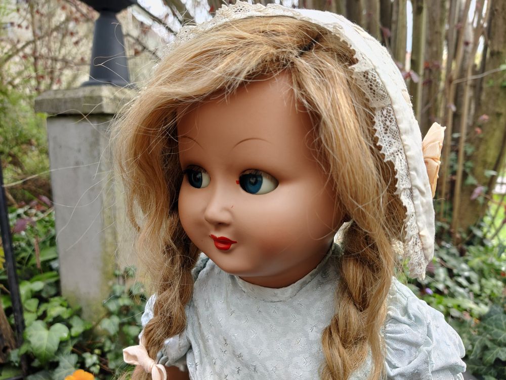 Wunderschöne alte Puppe (ca. 60 cm gross) | Kaufen auf Ricardo