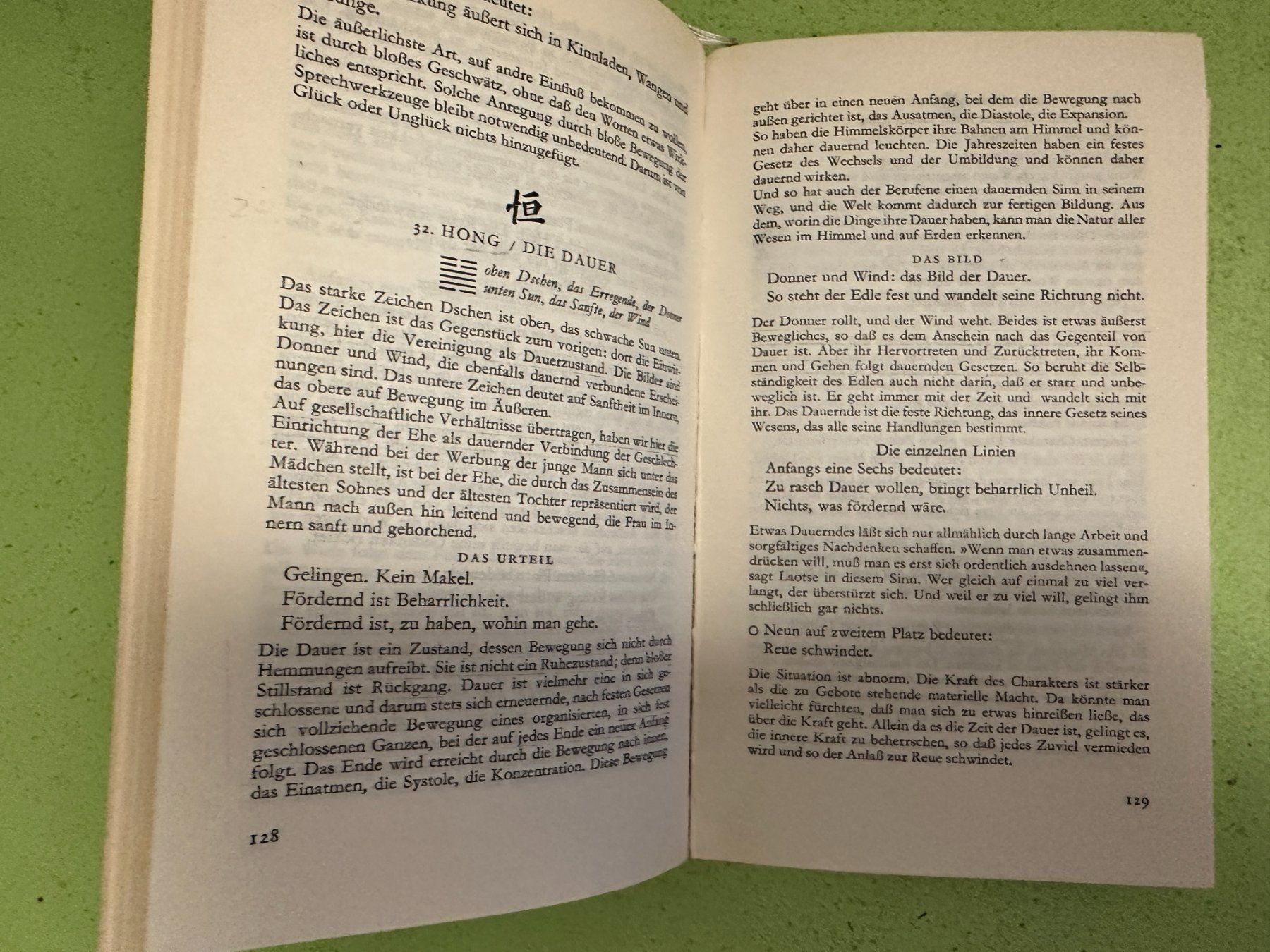 Libri: I Ging. Das Buch der Wandlungen. – Usato da Zürich venduto da allp 6