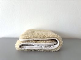 Babyfell Fellmatte Kinderwagenfell Baby Lammfell