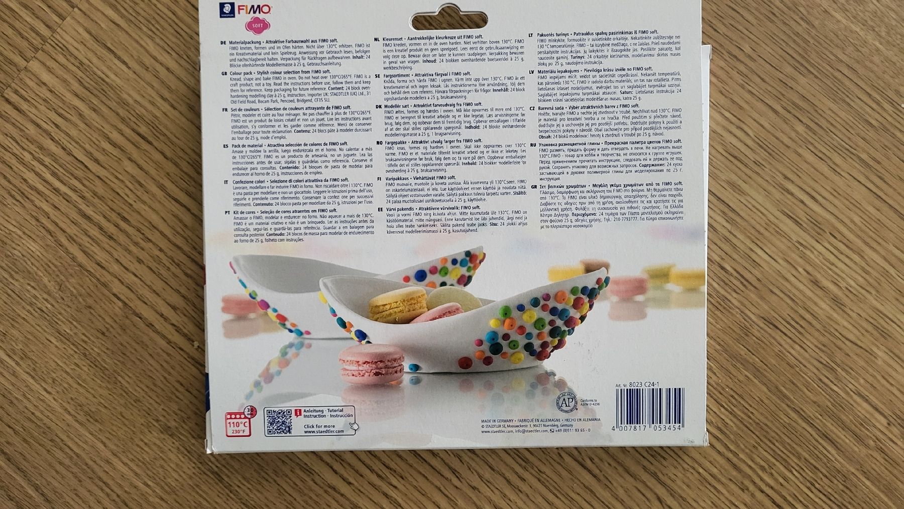 Modelliermasse: FIMO Basic, 24 Farben, Basteln, ungeöffnet – Neu und originalverpackt aus Strengelbach von diawit 1