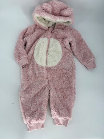 Kuscheliger Plüsch Overall, Rosa, Gr. 86 von Smile