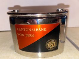 Spardose Kantonalbank von Bern Metall gebraucht Kässeli