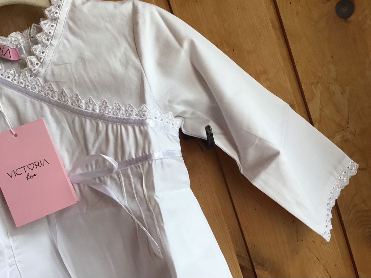 Camicie, Top & T-shirt: Mädchen Hemd Kragen mit Spitze Grösse 86 neuwertig – Nuovo e nell'imballaggio originale da Samedan venduto da dim_wd9v 3