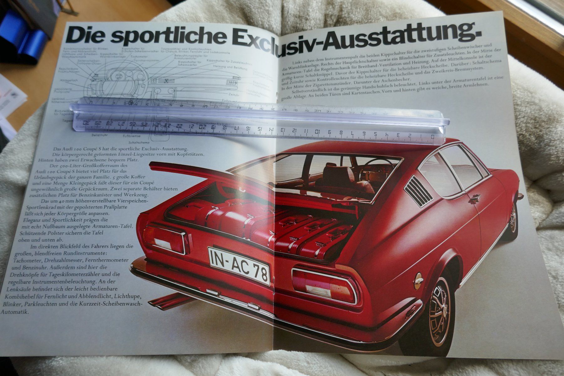 Audi Documenti: Audi  Coupè  100S,  Originalprospekt – Nuovo (secondo la descrizione) da Madiswil venduto da ML911 6