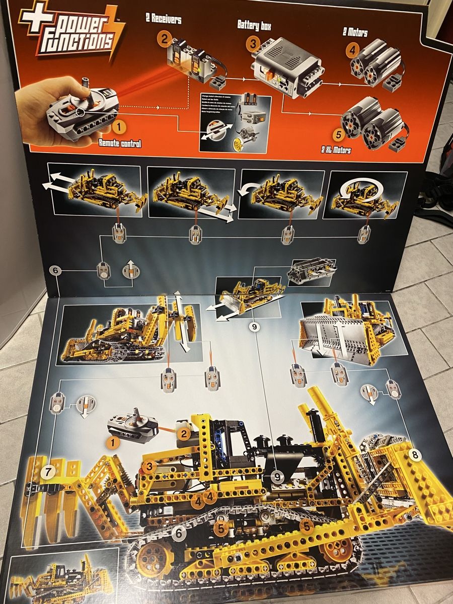 Lego Kit di costruzioni: LEGO Technic 8275 Motorisierter Bulldozer – Nuovo e nell'imballaggio originale da Wil SG venduto da Wizard5 1