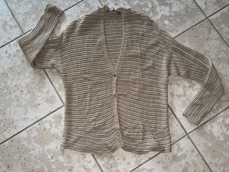Leinen Sommer Jacke TRANSIT’par such 3, Gr. 40/42 neu