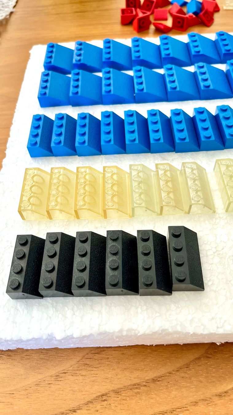Lego Giocattoli: Lego 200 diverse Dachsteine – Usato da Mont sur Rolle venduto da uttin 1