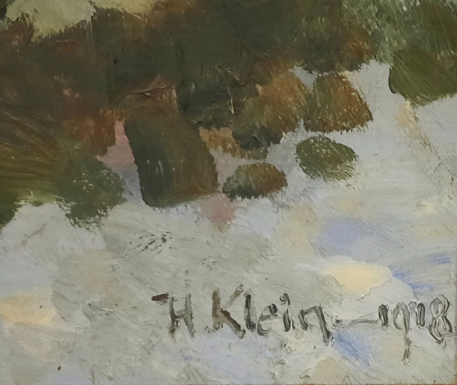 Dipinti: HUGO KLEIN 1866 - 1932 – Usato da Genève venduto da Enigme8 1