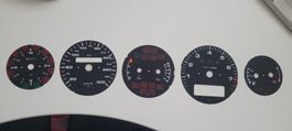 PORSCHE 993 911 4 S Kompletter Ziferblatsatzt NEUWERTIG! TOP