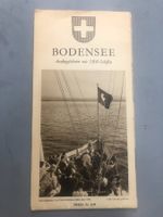Der Bodensee. Ausflugsfahrten mit SBB-Schiffen 1953. Flyer