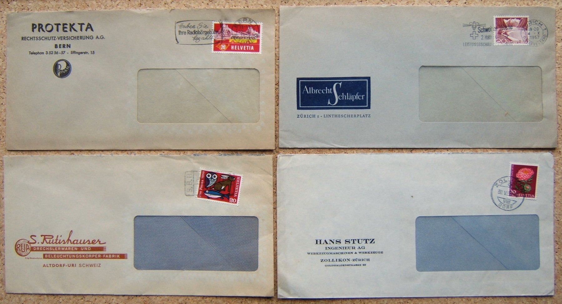Tous les timbres: 16 BRIEFE SCHWEIZ – D'occasion à Brunnen par Nonne04 3