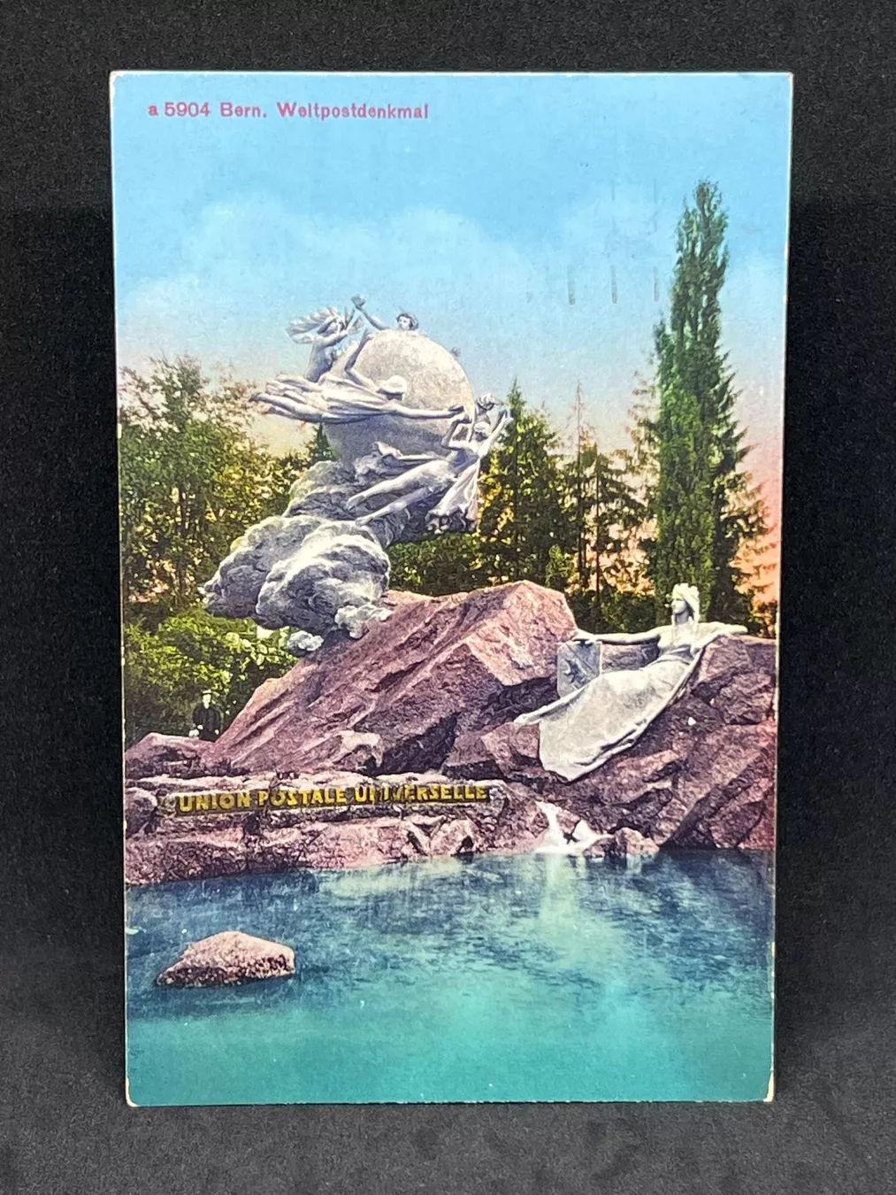 Ansichtskarten: Bern. Weltpostdenkmal – Gebraucht aus Widnau von Brusi9