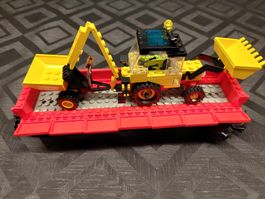 Lego Güterwaggon mit Bagger Nr 4543