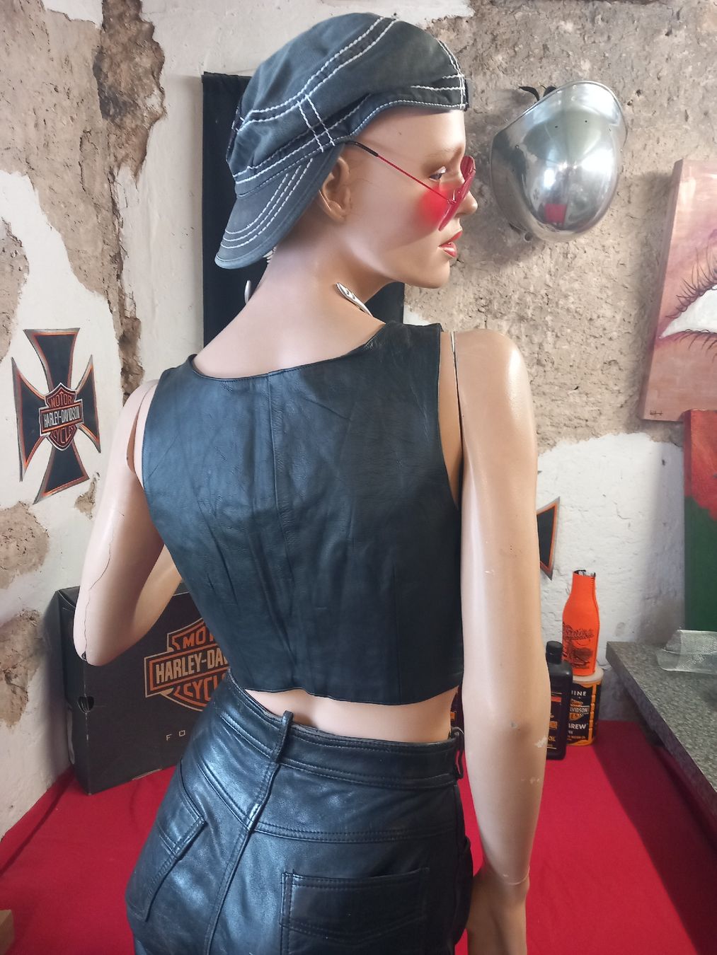 Top: Bustier Leder Grösse M Fabrikneu – Nuovo e nell'imballaggio originale da Hochwald venduto da motowear-secondhand 4