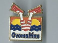 Placchette & Badge: Ovomaltine Pin,Bade Spass – Usato da Zürich venduto da t24_de