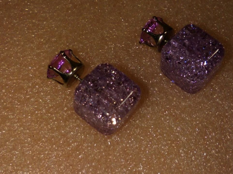 Orecchini pendenti & Orecchini a lobo: OHRRINGE MODESCHMUCK VIERECKIG,,LELA FARBE – Nuovo (secondo la descrizione) da Basel venduto da bijoutrie_4 1