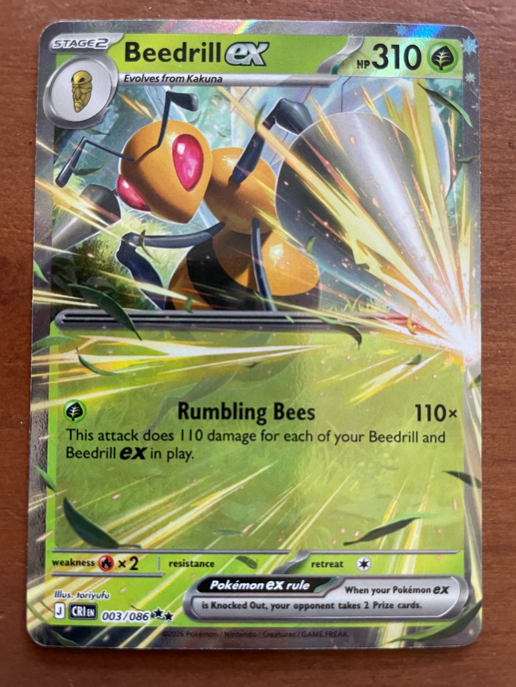 Pokémon Sammelbilder & Trading cards: Pokemon Beedrill eX (Versand gratis) – Neu (gemäss Beschreibung) aus Chur von Angerson