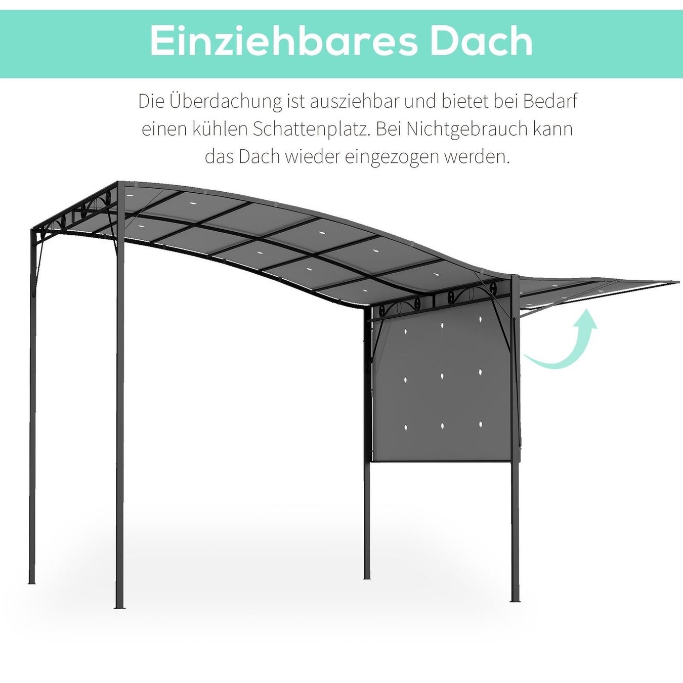 Tende & Padiglioni: Garten Pergola 3x2,5m Pavillon mit Verstellbarem Dach – Nuovo e nell'imballaggio originale da Winterthur venduto da aredo 4