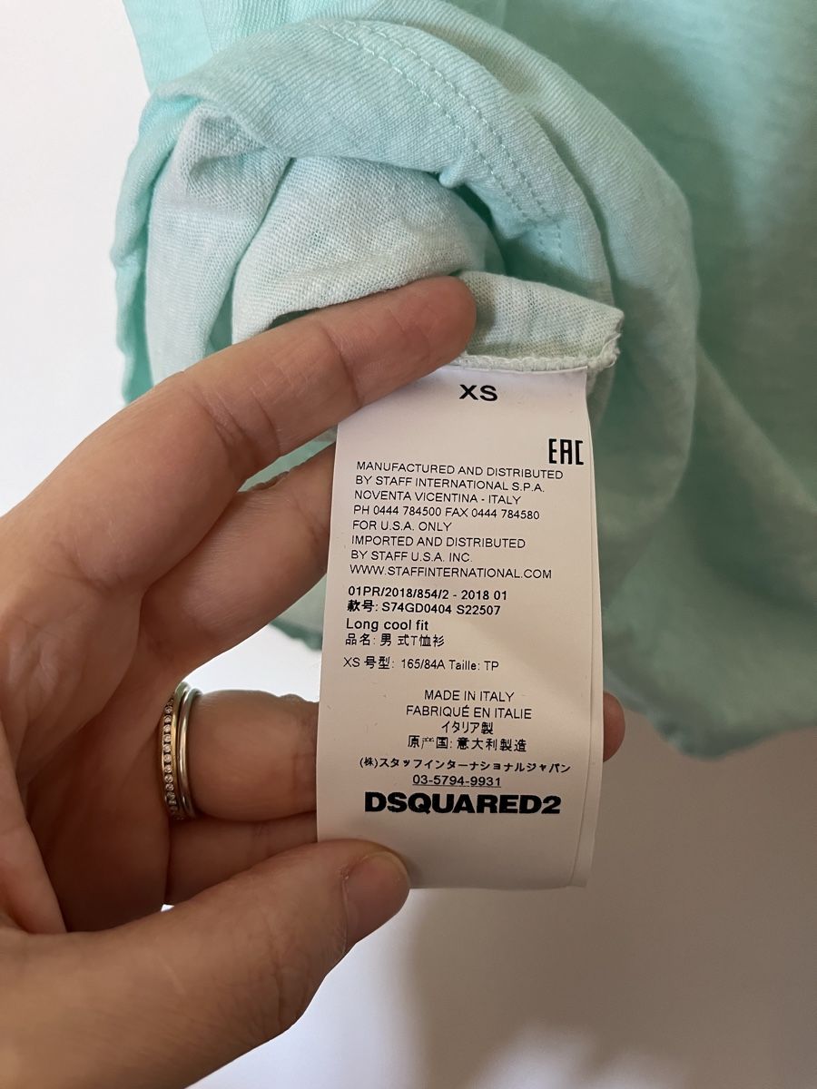 Dsquared2 T-Shirts: Dsquared2 Bruiser T-Shirt XS, Mint Grün – Gebraucht aus Wädenswil von Gilmored83 3