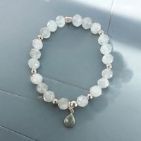 Aquamarin Armband mit Silber 17cm