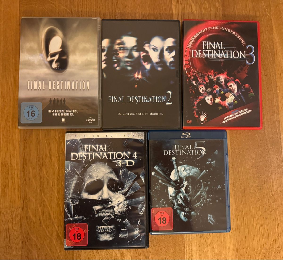 Tutti i DVDs: DVD: Final Destination 1-5 – Usato da Belp venduto da Smiley90