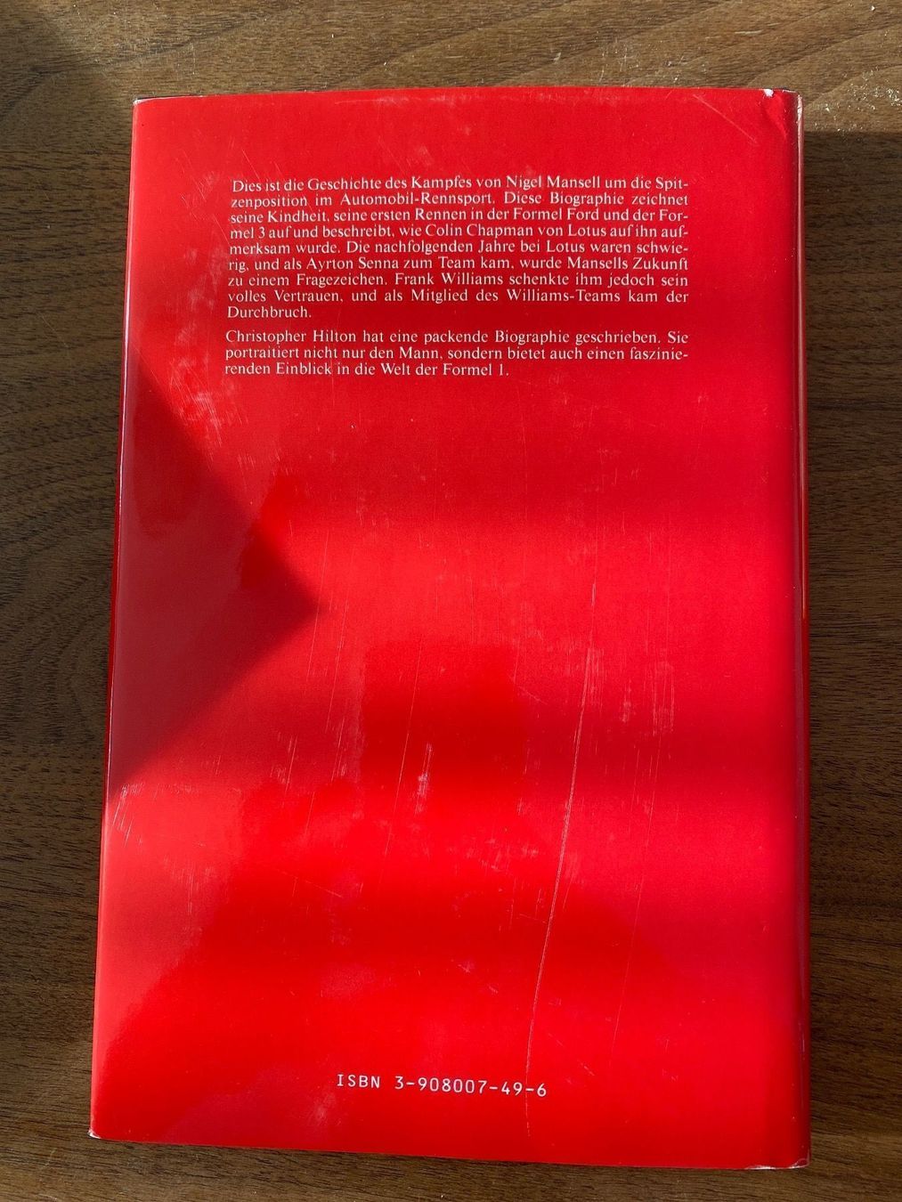 Bücher: Buch Nigel Mansell – Gebraucht aus Schwyz von Trofana 1