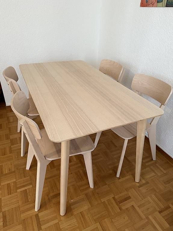 Tischset: Table + 4 chaises LISABO – Gebraucht aus Lausanne von las_2cbq 1