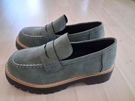 HALBSCHUH OLIVE GRÜN 37
